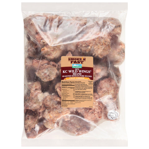 KC Wild Mini Wing Pork Shank, 5 Pound -- 2 per case.