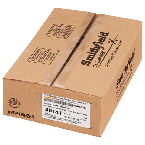Gold Medal (SF) BEEF PATTY GROUND CHUCK 80/20 5.33 OZ
