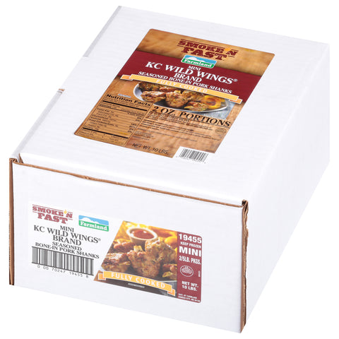 KC Wild Mini Wing Pork Shank, 5 Pound -- 2 per case.