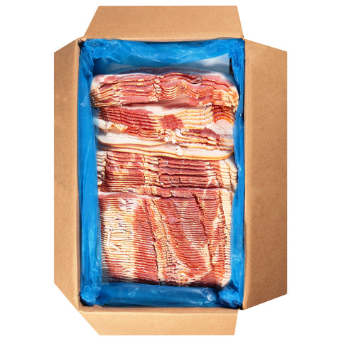 Farmland Slightly Sweet Slab Sliced Bacon -- 14 per case.