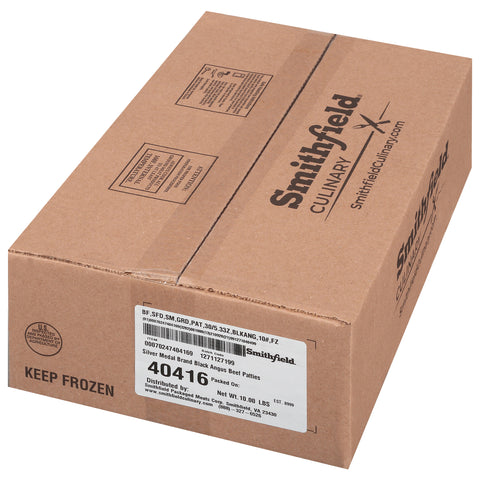 Black Angus Smoked Ground Beef Patty, 5.33 Ounce.