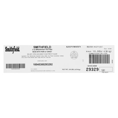 Armour Cooked Sausage Patty, 2 ounce -- 80 per case
