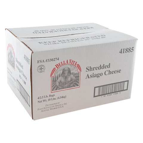 Della Vita CHEESE ASIAGO SHRED FANCY 1/16