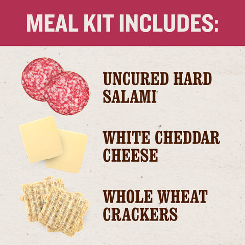 Oscar Mayer MEAL KIT NATURAL SALAMI & WHITE CHEDDAR