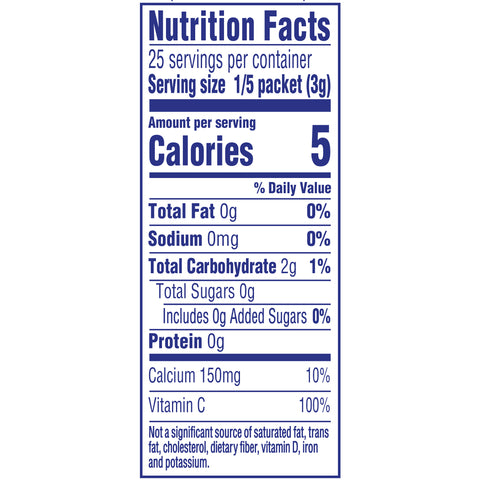 Crystal Light Classic Orange Drink Mix, 2.5 Ounce -- 12 per case.