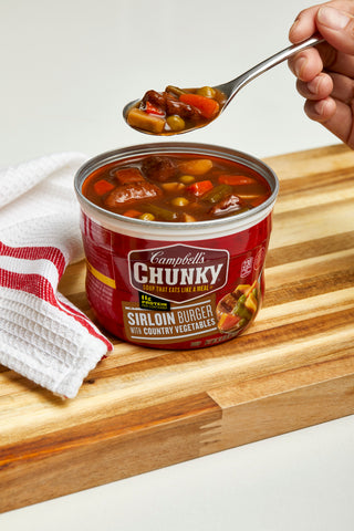 Campbell's® SOUP CHUNKY SIRLOIN BEEF WITH COUNTRY VEGETABLE MICROWAVEABLE