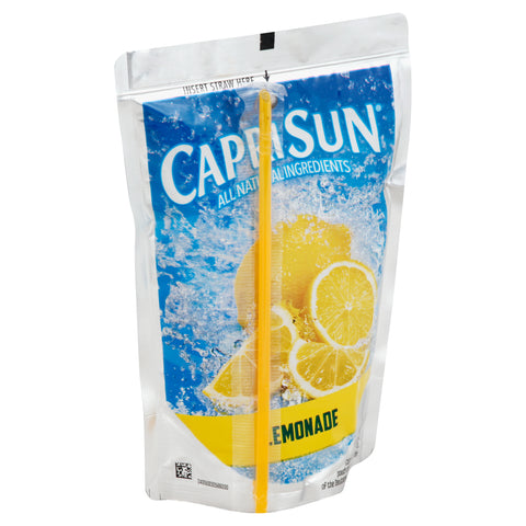 Capri Sun Lemonade Soft Juice Drink, 60 Fluid Ounce -- 4 per case.