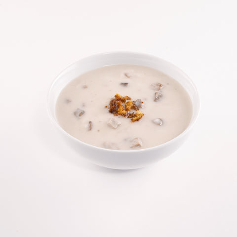 Campbells Ready To Serve Low Sodium Cream Mushroom Soup - 7.25 oz. can, 24 per case
