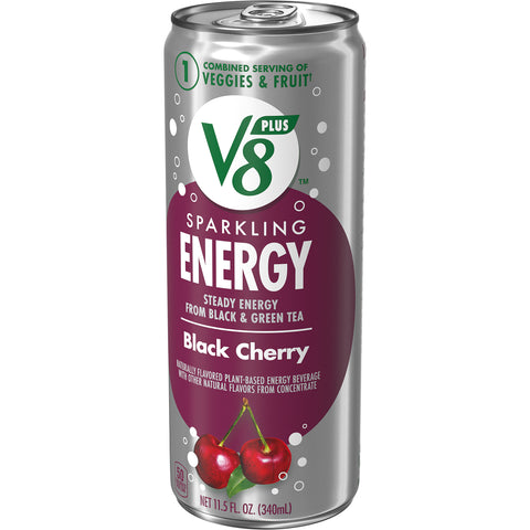 V8® JUICE ENERGY BLACK CHERRY CAN