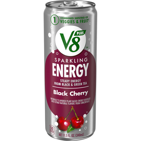 V8® JUICE ENERGY BLACK CHERRY CAN