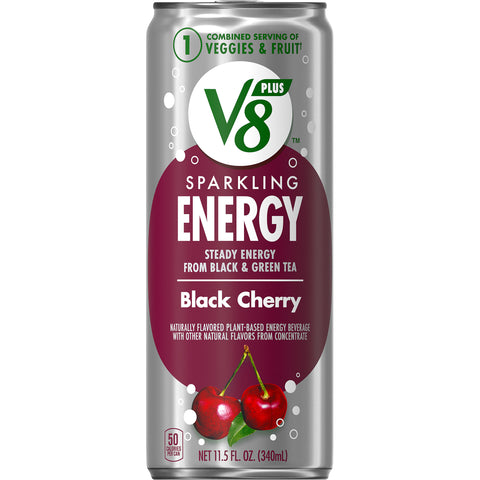 V8® JUICE ENERGY BLACK CHERRY CAN