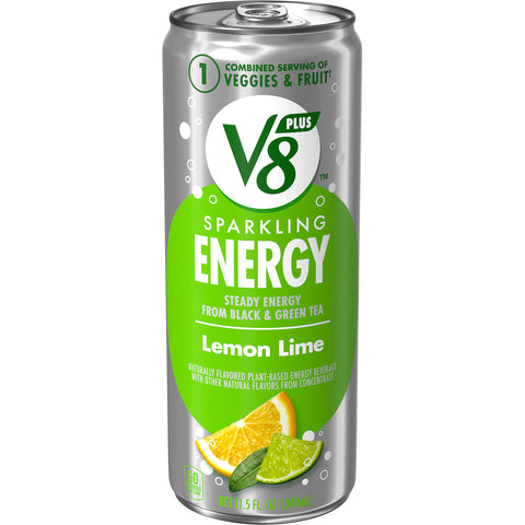 V8® DRINK SPARKLING + ENERGY LEMON LIME