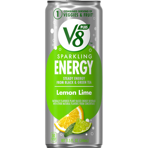 V8® DRINK SPARKLING + ENERGY LEMON LIME
