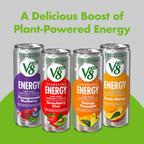 V8® DRINK SPARKLING + ENERGY LEMON LIME