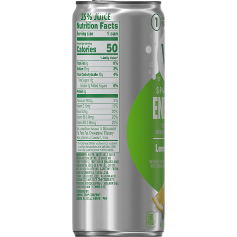 V8® DRINK SPARKLING + ENERGY LEMON LIME