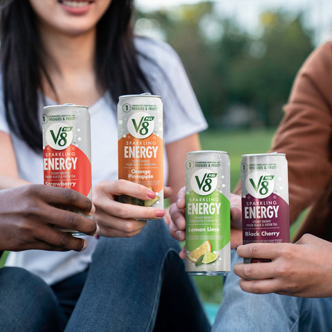 V8® DRINK SPARKLING + ENERGY LEMON LIME