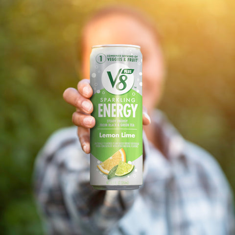 V8® DRINK SPARKLING + ENERGY LEMON LIME