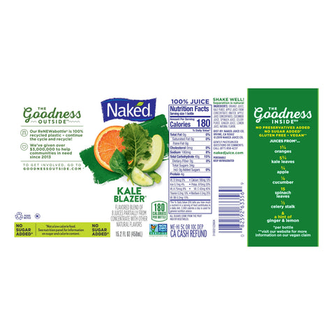 Naked Juice JUICE KALE BLEND 100%