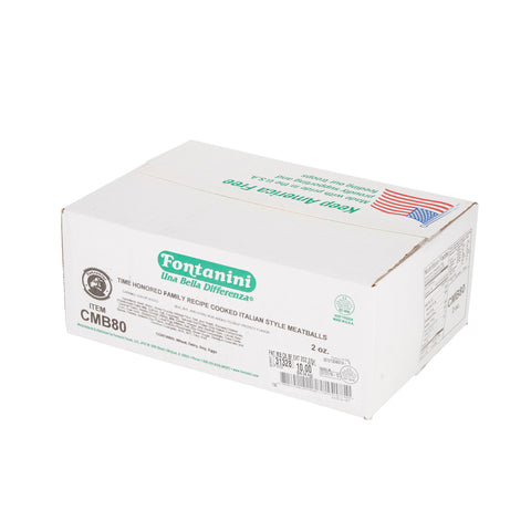 Meatball All-beef Italian Cooked 2 Oz