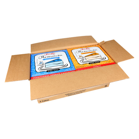 Cake Layer Variety Pack Butter Cream Pre-cut Round 9