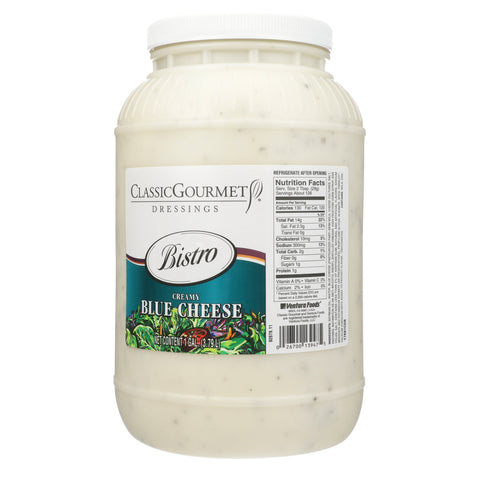 Ventura Foods Classic Gourmet Bistro Creamy Blue Cheese Salad Dressing, 4 Gallon.