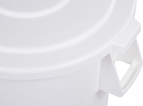 Bronco CONTAINER WASTE BRONCO™ ROUND TRASH CONTAINER WHITE 55 GAL