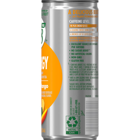V8® DRINK ENERGY PEACH MANGO CAN