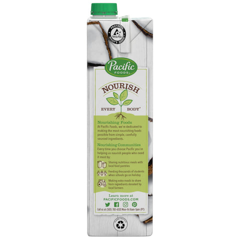 Pacific Foods MILK COCONUT UNSWEETENED ORIGINAL ORGANIC