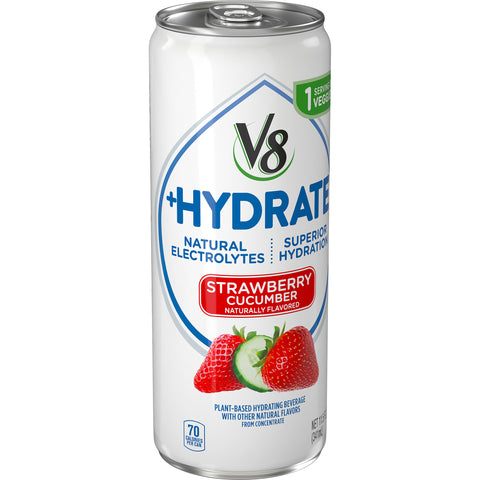 V8® DRINK STRAWBERRY CUCUMBER SUPERIOR HYDRATION CAN