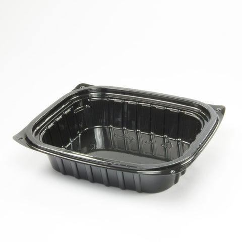 Container Plastic Black 1-compartment 24 Oz