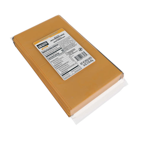 Cobblestreet Market™ CHEESE CHEDDAR MILD INTERLEAF SLICED .8 OZ