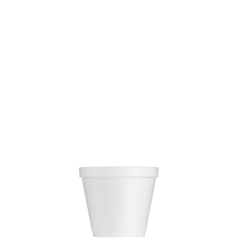 Dart CONTAINER FOAM WHITE FOOD SQUAT 8 OZ