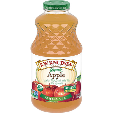 RW Knudsen BEVERAGE JUICE APPLE UNFILITERED ORGANIC GLASS