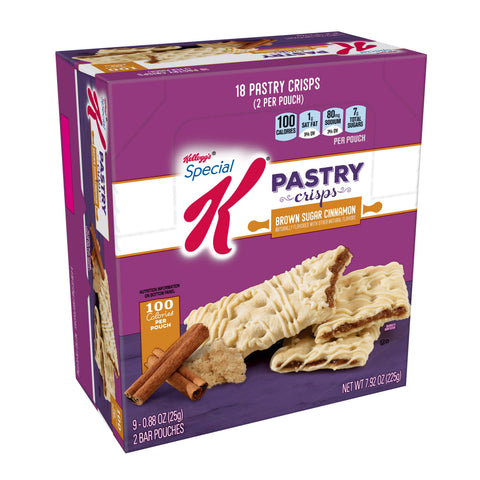 Cereal Bar Special K Pastry Crisp Brown Sugar Cinnamon