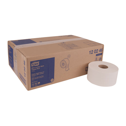 Tork Advanced TISSUE BATH WHITE 2-PLY MINI JUMBO 3.6