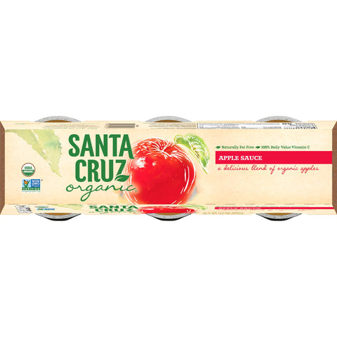 Santa Cruz APPLESAUCE UNSWEETENED ORGANIC SINGLE SERVE CUP