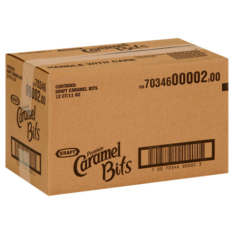 Kraft Premium Caramel Bits - 11 oz. bag, 12 per case