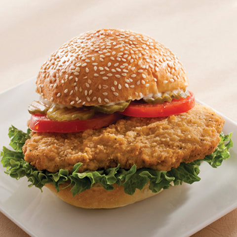 Advance Food Deluxe Whole Muscle Pork Fritter, 6 Ounce -- 27 per case.