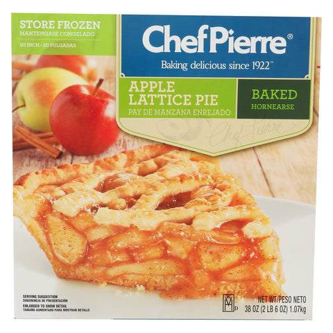 Pie Apple Lattice Pre-baked 10