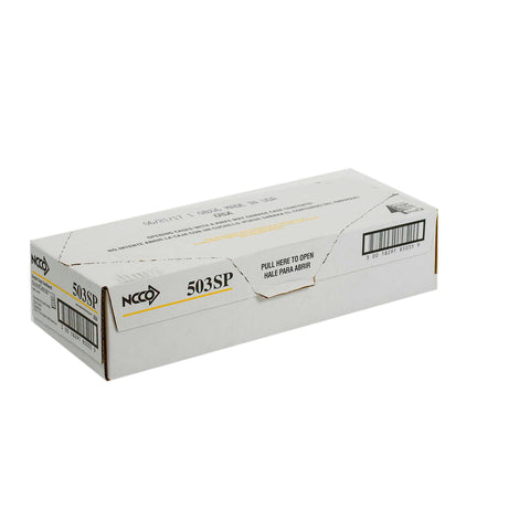 National Checking Restaurant Style Spanish 1 Part White 16 Line Guestcheck Board, 50 Checks per Book -- 2500 per case.