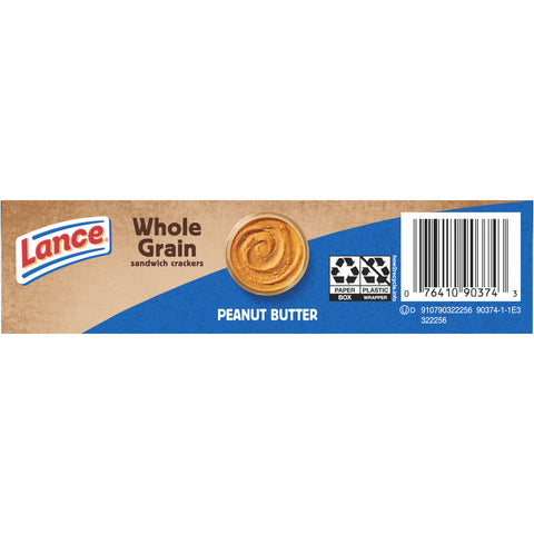 Lance CRACKER PEANUT BUTTER WHOLE GRAIN