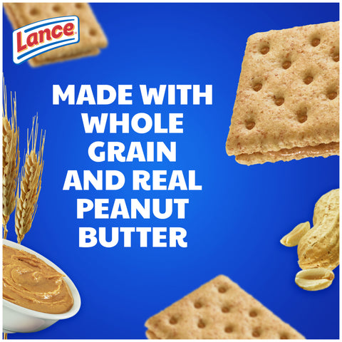 Lance CRACKER PEANUT BUTTER WHOLE GRAIN