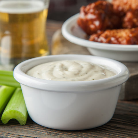 Carlisle RAMEKIN MELAMINE SMOOTH WHITE