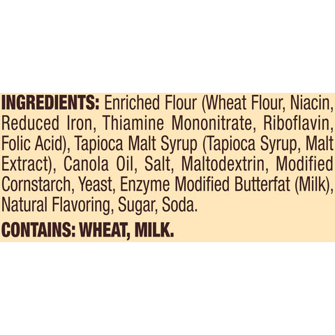Snyders of Hanover Butter Snap Pretzel, 12 Ounce -- 12 per case.