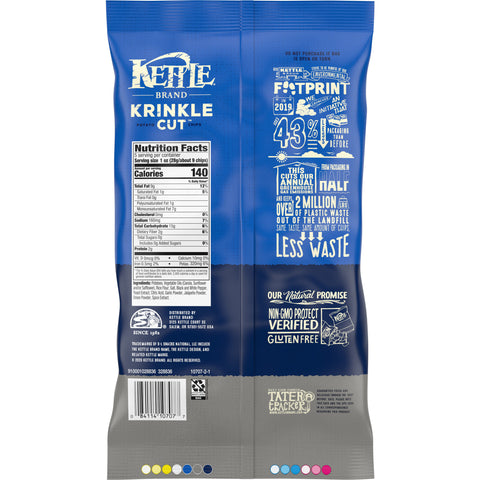 Kettle Foods CHIP POTATO KETTLE SALT & PEPPER KRINKLE KUT