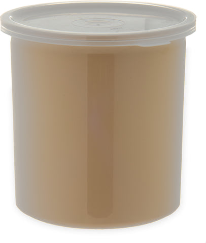 Carlisle CROCK POLY-TUF™ W/ LID BEIGE 1.2 QT