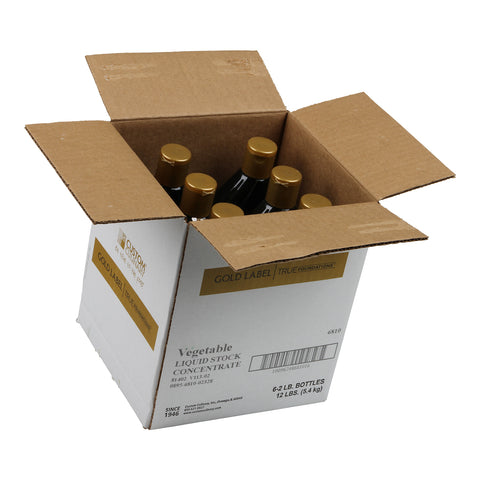 Custom Culinary® Vegetable Liquid Stock Concentrate 6 x 2 lb. Bottles
