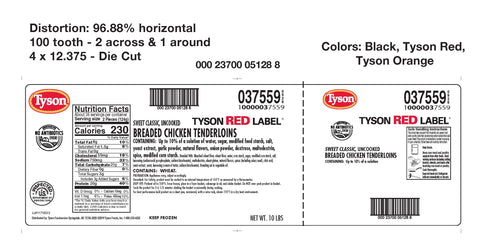 Tyson® CHICKEN TENDERLOIN BREADED SWEET CLASSIC