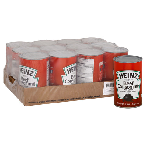 Heinz® SOUP BEEF CONSOMME CONDENSED 498400/78003946