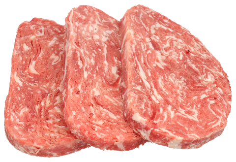 Advance Food Break Away Sirloin Beefsteak, 6 Ounce -- 32 per case.